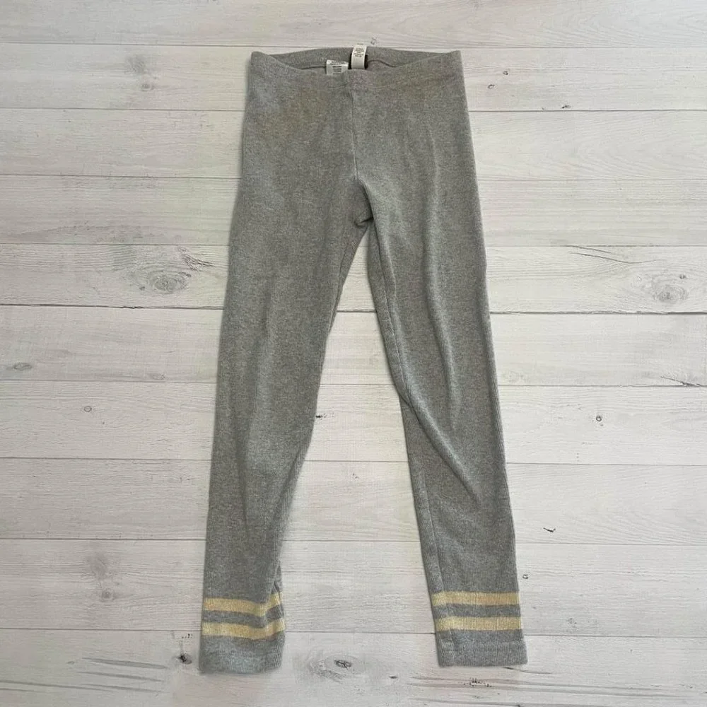 tea‎ collection grey ribbed leggings size 7